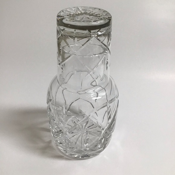 Vintage Crystal Cut Glass Carafe - Picture 2 of 16